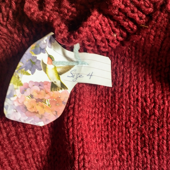 Sweaters,children's,size 4 USA. Handmade. Both for one low price. Shipping extra - Picture 2 of 6